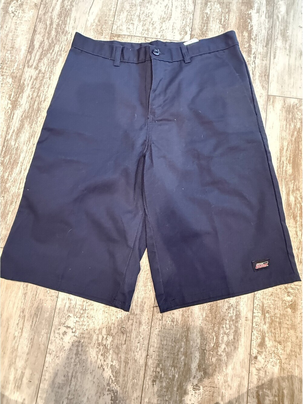 Dickies 32 Navy Work Shorts Loose Fit Skate Workwear